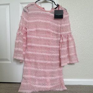 Cynthia Rowley pink knee length dress size 0